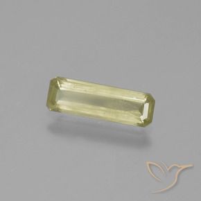 Diaspore Couleur Changeant Beige jaune naturelle Octogone / coupe Émeraude, 1.27 ct, SI