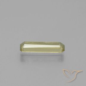 Diaspore Couleur Changeant Beige jaune naturelle Octogone / coupe Émeraude, 1.27 ct, SI