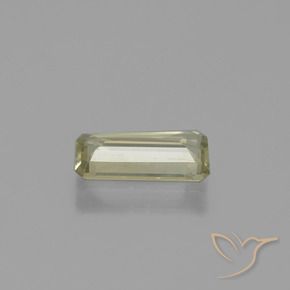 Diaspore Couleur Changeant Beige jaune naturelle Octogone / coupe Émeraude, 1.10 ct, VS-SI