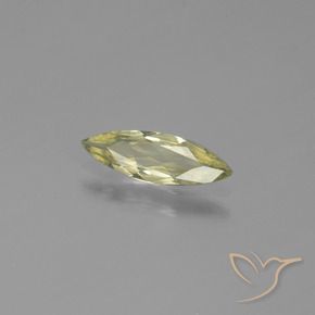 Diaspore Couleur Changeant Jaune brunâtre naturelle Marquise, 0.72 ct, VVS-VS