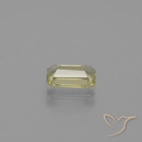 Diaspore Couleur Changeant Jaune moyen naturelle Octogone / coupe Émeraude, 1.06 ct, VS-SI