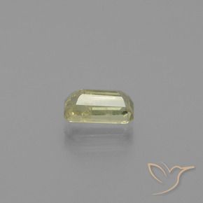 Diaspore Couleur Changeant Jaune moyen naturelle Octogone / coupe Émeraude, 1.10 ct, VS-SI