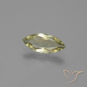 Diaspore Couleur Changeant Jaune très clair naturelle Marquise, 1.10 ct, VS-SI