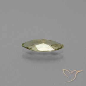 Diaspore Couleur Changeant Jaune très clair naturelle Marquise, 1.10 ct, VS-SI