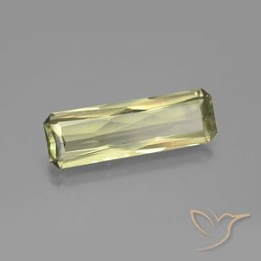 Diaspore Couleur Changeant Vert jaune léger naturelle Octogone / coupe Émeraude, 6.71 ct, VS