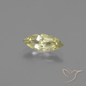 Diaspore Couleur Changeant Jaune clair naturelle Marquise, 0.98 ct, VS