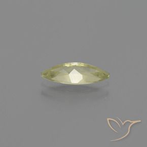 Diaspore Couleur Changeant Jaune clair naturelle Marquise, 0.98 ct, VS