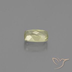 Diaspore Couleur Changeant Jaune clair naturelle Coussin, 0.93 ct, VVS-VS
