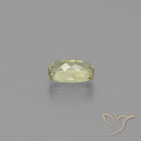 Diaspore Couleur Changeant Jaune clair naturelle Coussin, 1.31 ct, VVS-VS