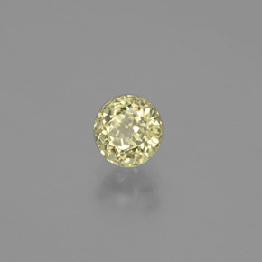 Diaspore à changement de couleur  naturelle coupe roude, 0,74 ct, VVS-VS