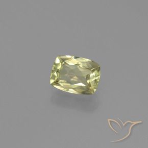 Diaspore Couleur Changeant Jaune très pâle naturelle Coussin, 0.83 ct, VVS