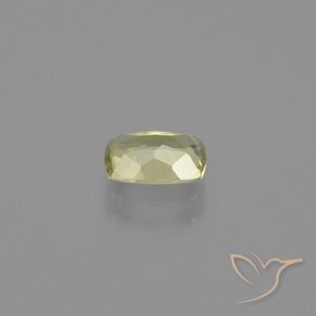 Diaspore Couleur Changeant Jaune très pâle naturelle Coussin, 0.83 ct, VVS