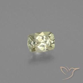 Diaspore Couleur Changeant Jaune clair naturelle Coussin, 1.03 ct, VVS