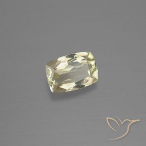 Diaspore Couleur Changeant Jaune très clair naturelle Coussin, 1.15 ct, VVS-VS