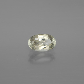 Diaspore Couleur Changeant Jaune pâle naturelle Coupe ovale, 1.10 ct, VVS-VS