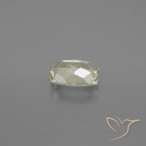 Diaspore Couleur Changeant Jaune pâle naturelle Coussin, 1.16 ct, VS
