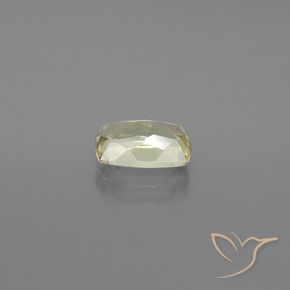Diaspore Couleur Changeant Beige jaune naturelle Coussin, 1.17 ct, VVS