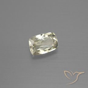Diaspore Couleur Changeant Jaune clair naturelle Coussin, 1.11 ct, VVS-VS