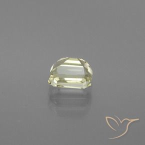 Diaspore Couleur Changeant Jaune clair naturelle Octogone / coupe Émeraude, 1.14 ct, VVS-VS