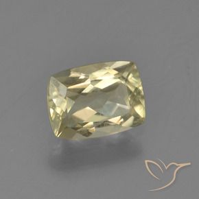 Diaspore Couleur Changeant Jaune pâle naturelle Coussin, 1.12 ct, VVS-VS