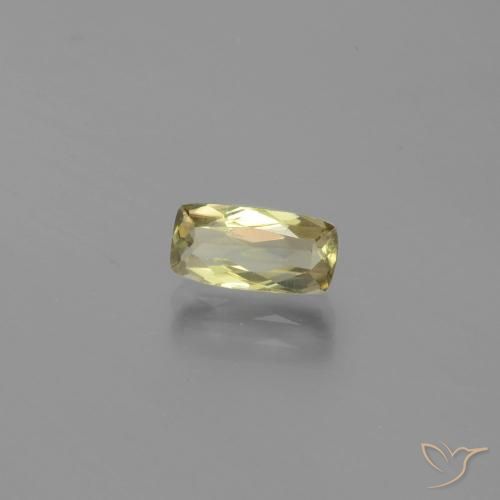 Diaspore Couleur Changeant Jaune clair naturelle Coussin, 1.70 ct, VS