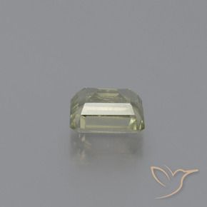 Diaspore Couleur Changeant Jaune très clair naturelle Octogone / coupe Émeraude, 1.41 ct, VS-SI
