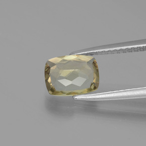 Diaspore Couleur Changeant Vert / rose naturelle Coupe coussin, 1.25 ct, VVS