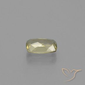 Diaspore Couleur Changeant Jaune brunâtre naturelle Coussin, 1.20 ct, VVS-VS