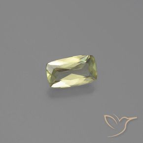 Diaspore Couleur Changeant Jaune clair naturelle Coussin, 1.06 ct, VVS-VS