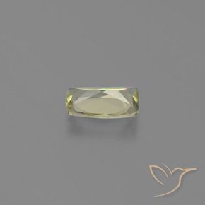 Diaspore Couleur Changeant Jaune clair naturelle Coussin, 1.06 ct, VVS-VS