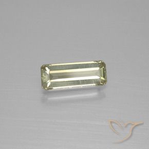 Diaspore Couleur Changeant Jaune très clair naturelle Octogone / coupe Émeraude, 1.11 ct, VS