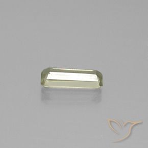Diaspore Couleur Changeant Jaune très clair naturelle Octogone / coupe Émeraude, 1.11 ct, VS