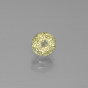 Diaspore à changement de couleur multicolore naturelle coupe roude, 1,29 ct, SI
