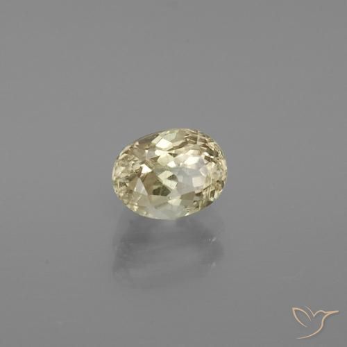 Diaspore Couleur Changeant Jaune clair naturelle En forme de poire, 1.00 ct, VS-SI