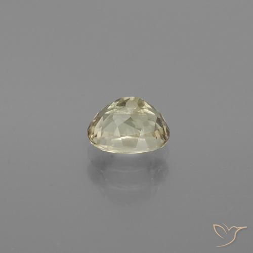 Diaspore Couleur Changeant Jaune clair naturelle En forme de poire, 1.00 ct, VS-SI