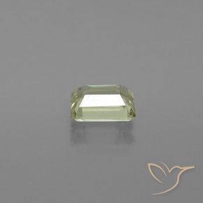 Diaspore Couleur Changeant Jaune clair naturelle Octogone / coupe Émeraude, 1.01 ct, VS