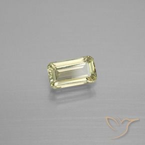 Diaspore Couleur Changeant Vert jaune léger naturelle Octogone / coupe Émeraude, 0.94 ct, VS
