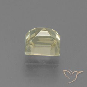 Diaspore Couleur Changeant Jaune moyen naturelle Carré, 0.99 ct, VS