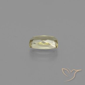 Diaspore Couleur Changeant Jaune très pâle naturelle Coussin, 1.37 ct, VS