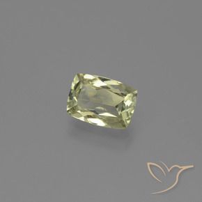 Diaspore Couleur Changeant Jaune clair naturelle Coussin, 1.14 ct, VS