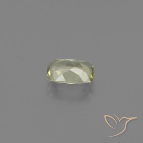 Diaspore Couleur Changeant Jaune clair naturelle Coussin, 1.14 ct, VS