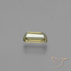 Diaspore Couleur Changeant Vert jaunâtre naturelle Octogone / coupe Émeraude, 0.95 ct, VS