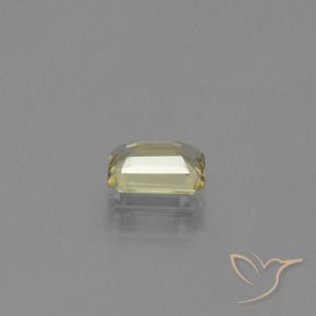 Diaspore Couleur Changeant Jaune clair naturelle Octogone / coupe Émeraude, 0.88 ct, VS