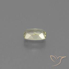 Diaspore Couleur Changeant Jaune clair naturelle Coussin, 1.39 ct, VS