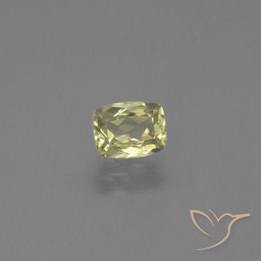 Diaspore Couleur Changeant Vert jaunâtre naturelle Coussin, 1.31 ct, VS