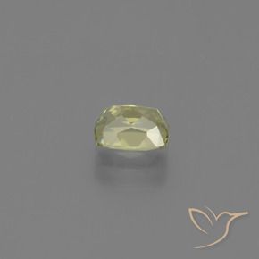 Diaspore Couleur Changeant Vert jaunâtre naturelle Coussin, 1.31 ct, VS