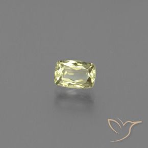 Diaspore Couleur Changeant Vert jaunâtre naturelle Coussin, 1.24 ct, VVS-VS