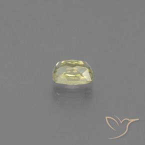Diaspore Couleur Changeant Vert jaunâtre naturelle Coussin, 1.24 ct, VVS-VS