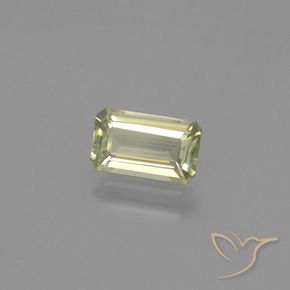 Diaspore Couleur Changeant Jaune terreux naturelle Octogone / coupe Émeraude, 1.17 ct, VVS-VS