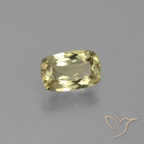 Diaspore Couleur Changeant Jaune très clair naturelle Coussin, 1.25 ct, VVS-VS